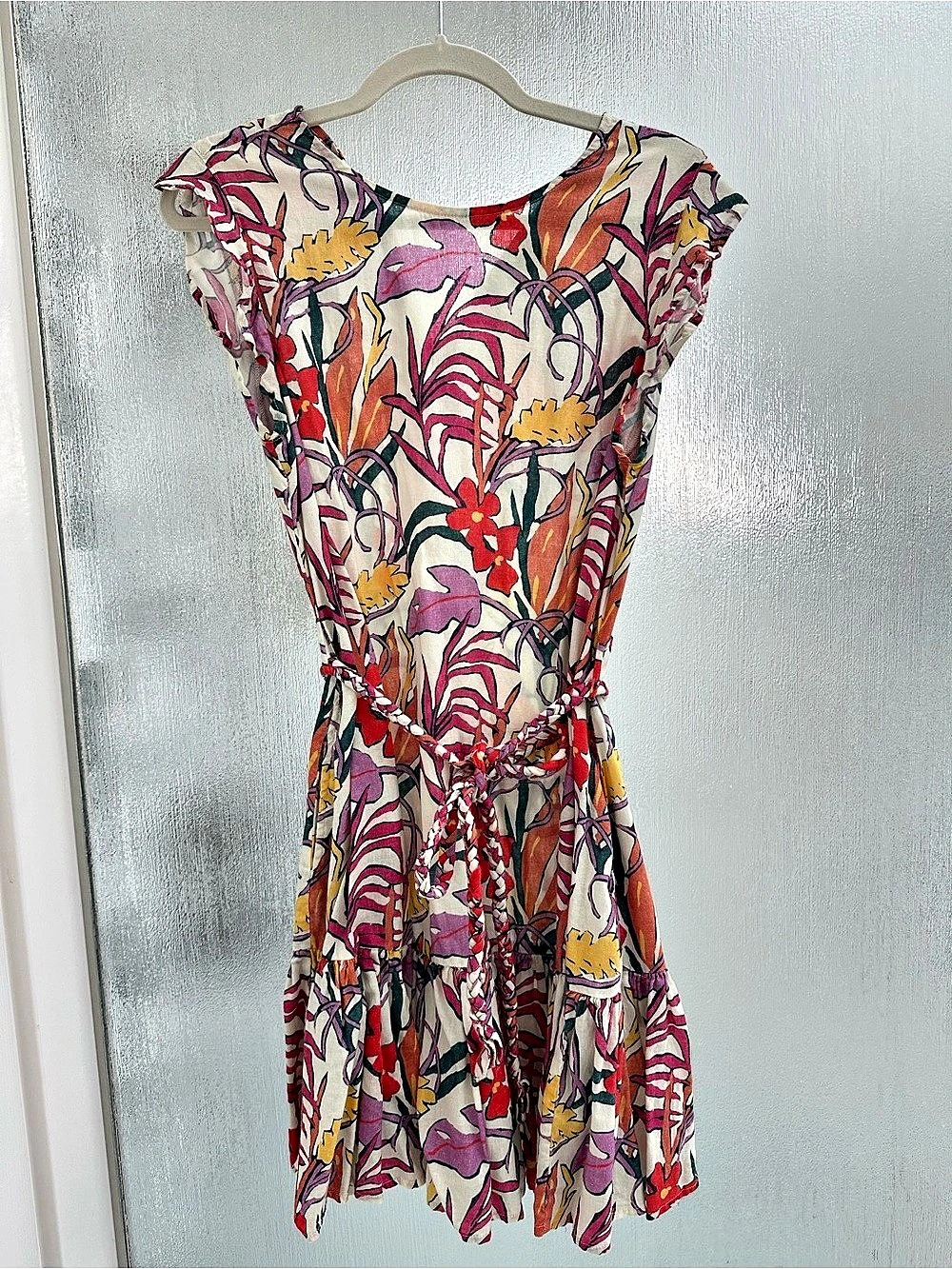 Marine Layer Laney Mini Dress Floral Multicolor & Pink Medium